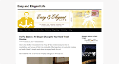 Desktop Screenshot of easyandelegantlife.com