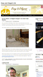 Mobile Screenshot of easyandelegantlife.com